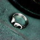 Abstract Demon Horn Ring - 925 Silver Handmade