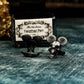 Roaring Mouse Skull Cufflinks - 925 Silver Handmade