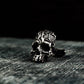 Mexican Carved Skull Cufflinks - 925 Sterling Silver Handmade