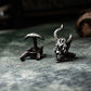 Bonjour Skull Cufflinks - 925 Silver Handmade