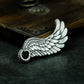Mecha Feather Wing Pendant - 925 Sterling Silver Handmade