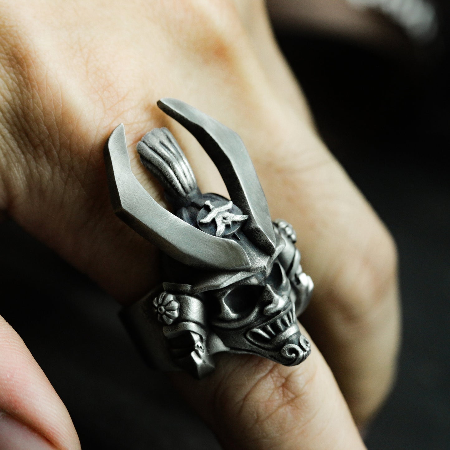 Samurai Demon Ring ¨C 925 Silver Handmade