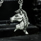 Zombie Horse Pendant - 925 Silver Handmade