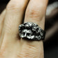 David Sculpture Ring - 925 Silver Handmade Classical Art