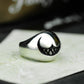 Smiley Face Gothic Ring - 925 Silver Handmade