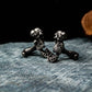 Mutant Double Headed Skull Cufflinks - 925 Silver Handmade