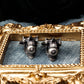 Demon Skull - evil eye Cufflinks - 925 Silver Handmade