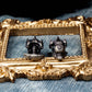 Demon Skull - evil eye Cufflinks - 925 Silver Handmade
