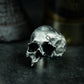 Cracked Skull Ring - 925 Silver Handmade Wounded Symbol