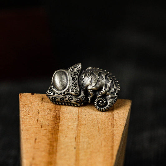 Chameleon Cufflinks - 925 Silver Handmade