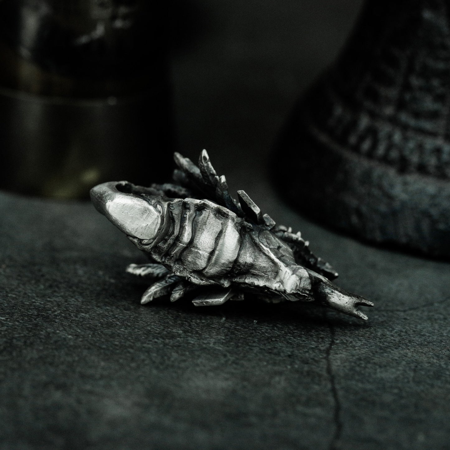 Quetzalcoatl Totem Pendant - 925 Silver Handmade
