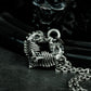 Broken Heart Pendant - 925 Silver Handmade Barbed Love