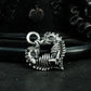 Broken Heart Pendant - 925 Silver Handmade Barbed Love