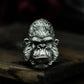 Angry Gorilla Head Ring - 925 Sterling Silver Handmade Bold