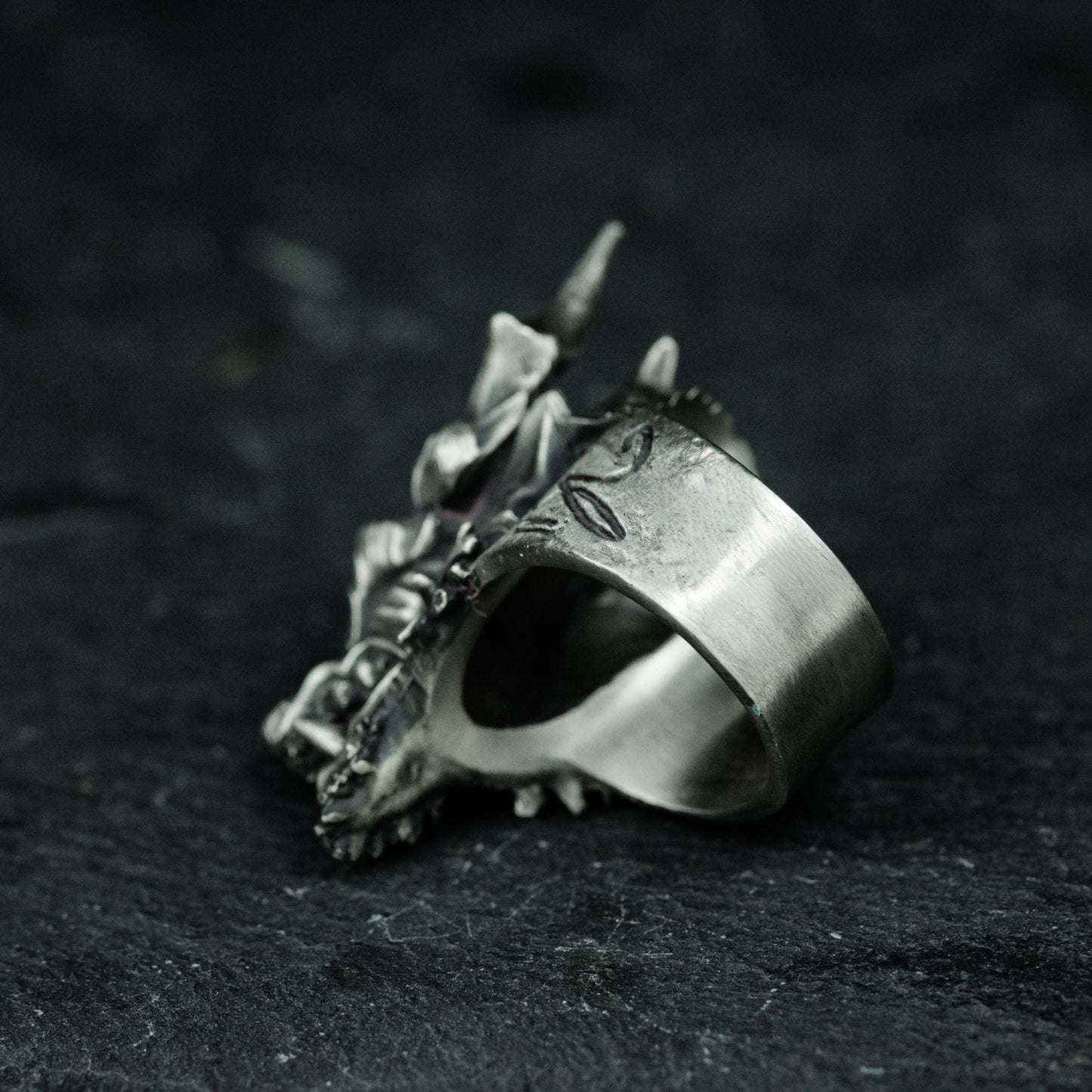 Mythical Dragon Claw Ring - 925 Silver Handmade Fantasy Design