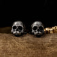 Bearded Skull Cufflinks - 925 Silver Handmade