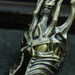 Dark King Skull Crown Ring - 925 Silver Handmade