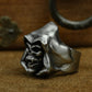 Hooded Skull Ring ¨C Handmade 925 Silver Grim Spirit Band