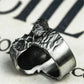 Soldier Skull Ring - 925 Silver Handmade