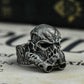 Soldier Skull Ring - 925 Silver Handmade