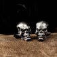 Glossy Skull Cufflinks, Vicious Design - 925 Sterling Silver Handmade