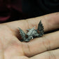 Angel Wing Stud Earrings - 925 Sterling Silver Handmade