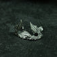 Angel Wing Stud Earrings - 925 Sterling Silver Handmade