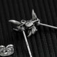 Buffalo Skull Earrings - 925 Silver Handmade