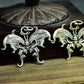 Butterfly Skull Pendant - 925 Silver Handmade