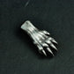 Realistic Wolf Paw Pendant - 925 Sterling Silver Handmade