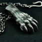 Realistic Wolf Paw Pendant - 925 Sterling Silver Handmade