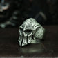Baroque Spartan Skull Ring - 925 Silver Handmade