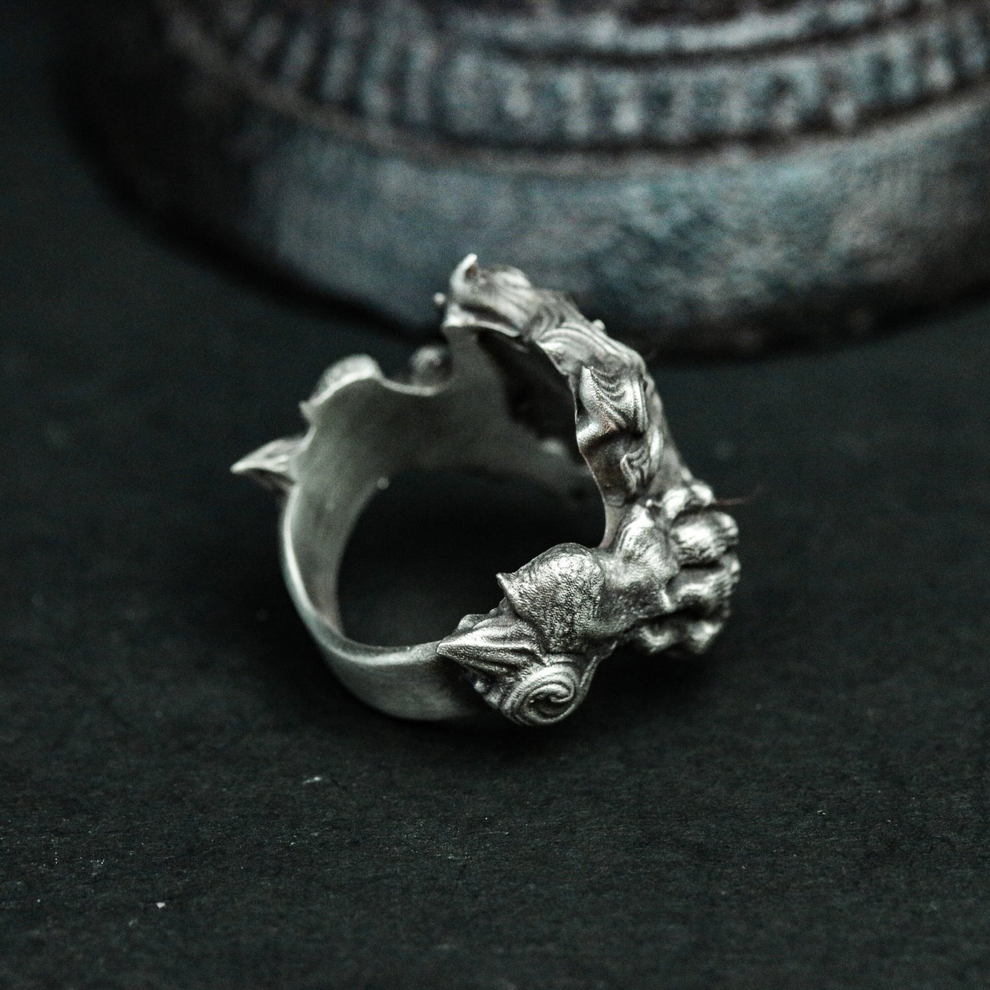 Shangshan Rushui Ring - 925 Silver Handmade