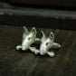 Bull Terrier Cufflink - 925 Silver Handmade Canine Detail