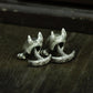 Bull Terrier Cufflink - 925 Silver Handmade Canine Detail