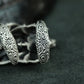 Triceratops Cufflinks - 925 Silver Handmade