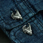 Triceratops Cufflinks - 925 Silver Handmade