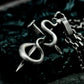 Viper Cross Snake Pendant - 925 Silver Handmade