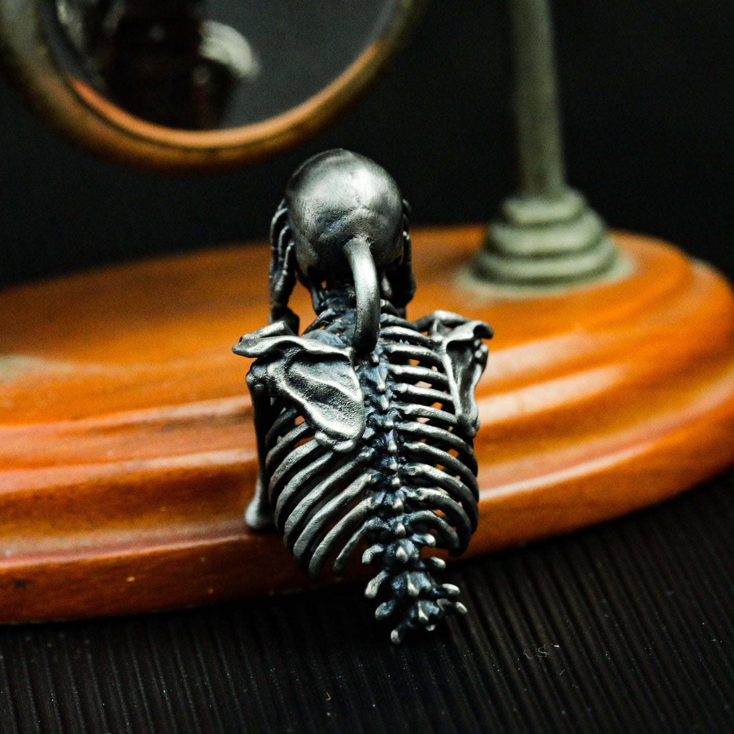 The Scream Skull Pendant - 925 Silver Handmade