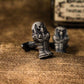 Mummy Skull Cufflinks - 925 Silver Handmade