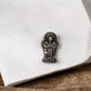 Mummy Skull Cufflinks - 925 Silver Handmade