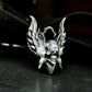 Winged God Pendant ¨C Handmade 925 Silver Beast Deity Necklace