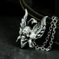 Winged God Pendant ¨C Handmade 925 Silver Beast Deity Necklace