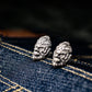 Monkey King Cufflinks - 925 Silver Handmade