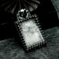 Baroque Skull Pendant ¨C Handmade 925 Silver Framed Gothic Necklace