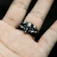 Biker Punk Skull Ring - 925 Silver Handmade