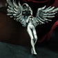 Winged Female Angel Pendant ¨C 925 Sterling Silver Handmade