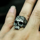 Cerebral Skull Ring - 925 Silver Handmade Anatomical Design