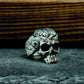 Cerebral Skull Ring - 925 Silver Handmade Anatomical Design
