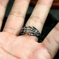 Bone Hand Ring ¨C Handmade 925 Silver Skeletal Grip Band
